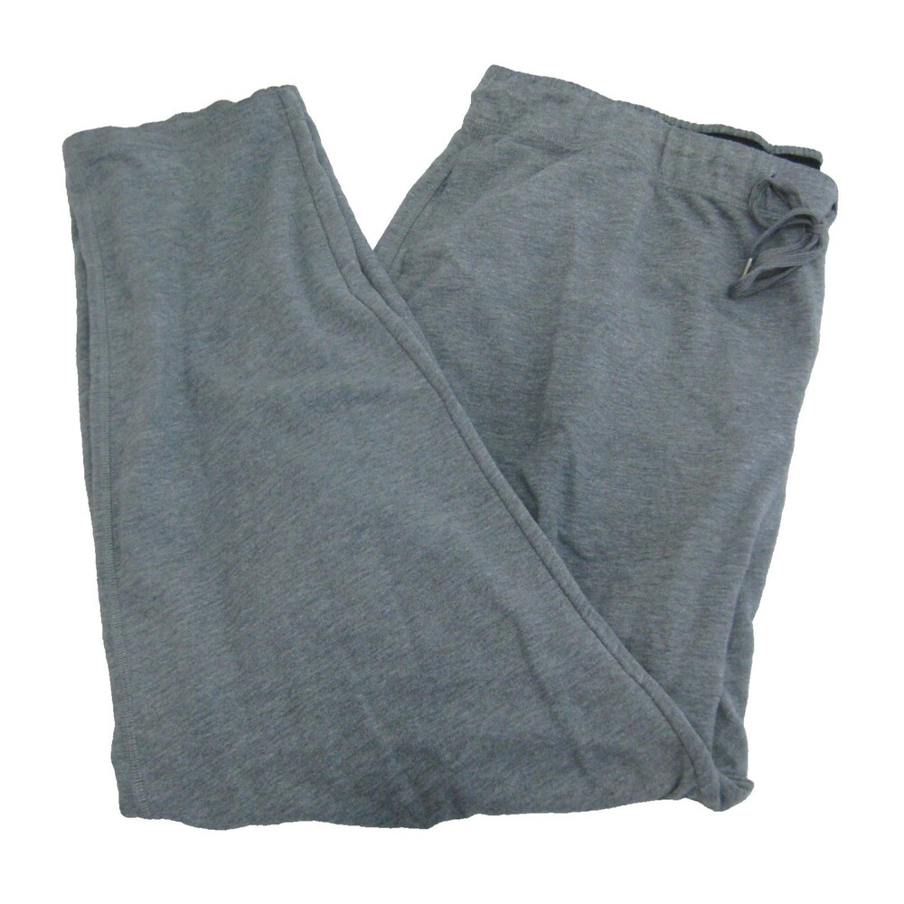 Eddie Bauer Sleep Pants Mens XL Gray Jogger Pajama Bottoms Sleepwear Pockets